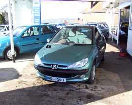 Click on this photo of the Peugeot 206 1.6 GLX 5 door to enlarge... for sale at Woodbourne Service Station Brighton - if this photo is missing try refreshing the page if the photo still doesn't appear this vehicle might be already sold in which case please contact the dealer