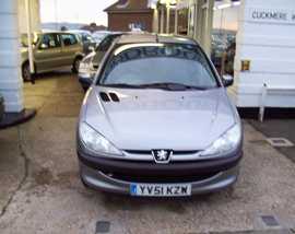 Click on this photo of the Peugeot 206 1.1 LX 5 door to enlarge... for sale at Woodbourne Service Station Brighton - if this photo is missing try refreshing the page if the photo still doesn't appear this vehicle might be already sold in which case please contact the dealer