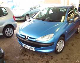 Click on this photo of the Peugeot 206 1.4LX Auto 5 door Auto to enlarge... for sale at Woodbourne Service Station Brighton - if this photo is missing try refreshing the page if the photo still doesn't appear this vehicle might be already sold in which case please contact the dealer